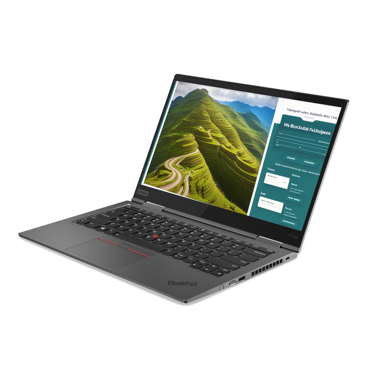 Laptop Lenovo x1 Yoga G4 2w1 • I7-8650u • 16GB • 512GB • UHD 620 • 14″ Full  HD • Aluminium