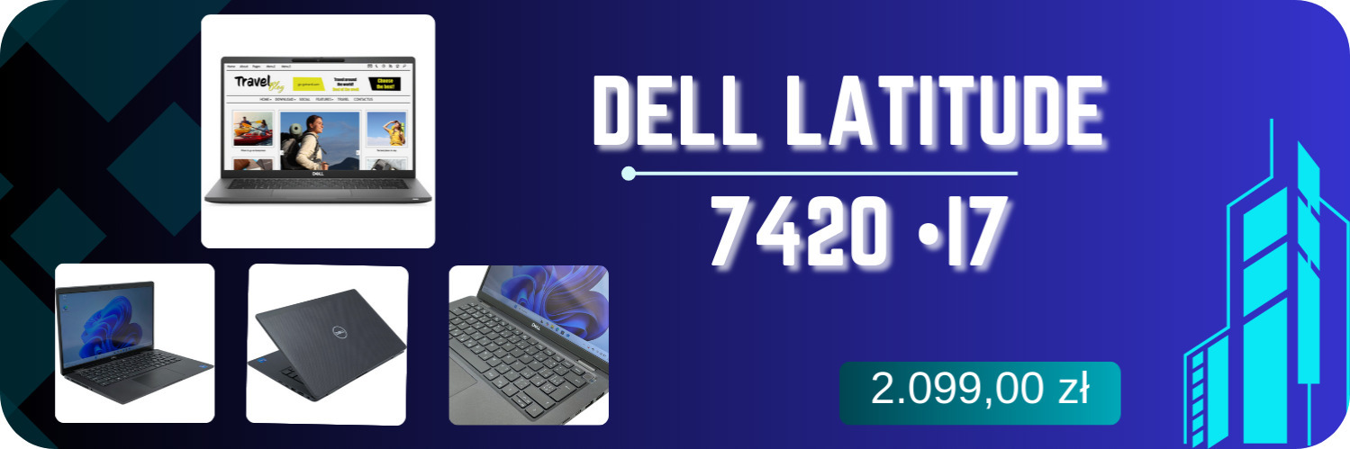 Laptop Dell Latitude 7420 • i7-1165G7 • 32GB • 512GB • Intel Iris Xe • 14.1″ Full HD
